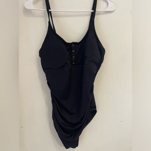 Pink blush maternity bathing suit